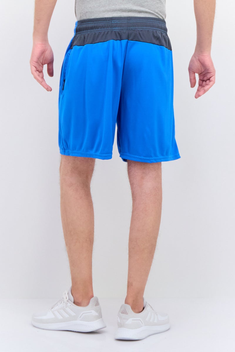 Cougar Sport Men Sportswear Fit Plain Training Shorts, Blue  - Image 3
