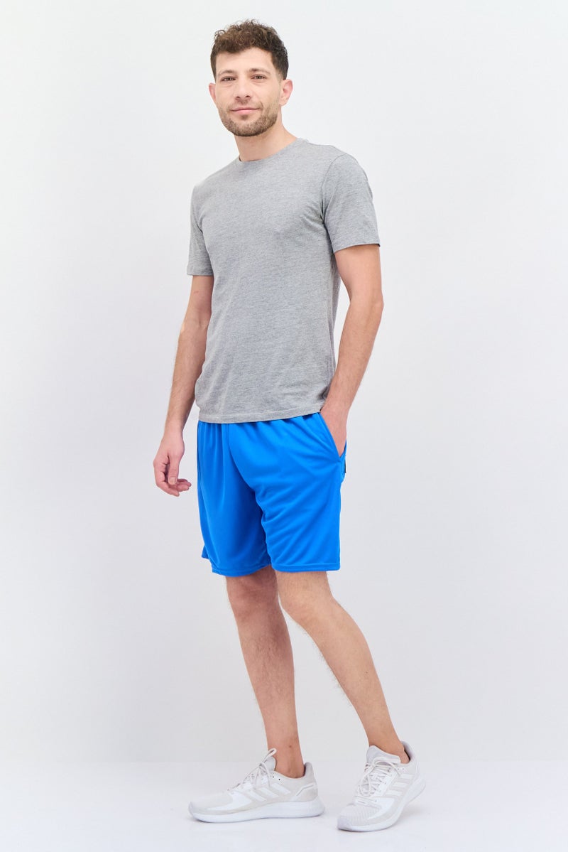 Cougar Sport Men Sportswear Fit Plain Training Shorts, Blue  - Image 4