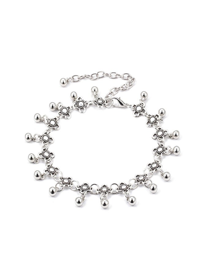 Dainty Anklet Bracelet for Women, Cute Dangling Ball Charms Foot Chain, Summer Beach Daily Wear Jewelry Gift - Image 1