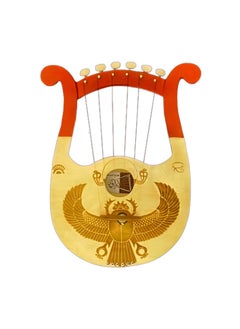 Wooden Acoustic Electric Lyre Harp Semsemeya Simsimya Semsmya String Instrument Irish Design - 6 Strings