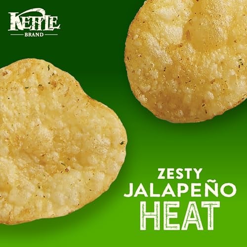 Kettle Brand Potato Chips, Air Fried Jalapeño Kettle Chips, 6.5 Oz Bag - Image 3