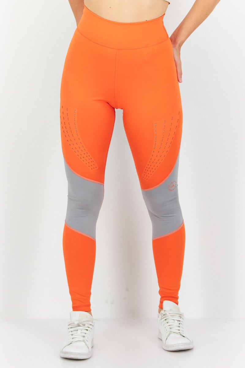 Adidas Women Sportswear Fit Training Leggings, Orange - Image 1