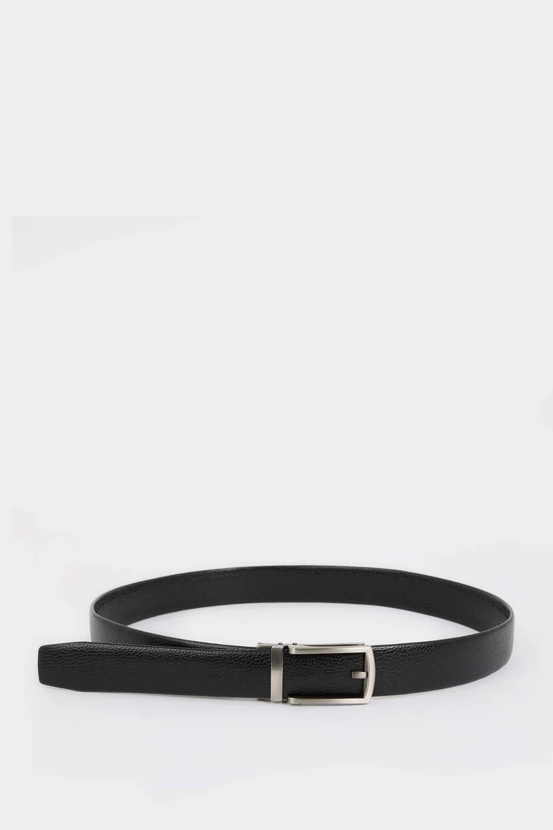 Defacto  Man Rectangular Buckle Casual Belt for Men | Best Price UAE