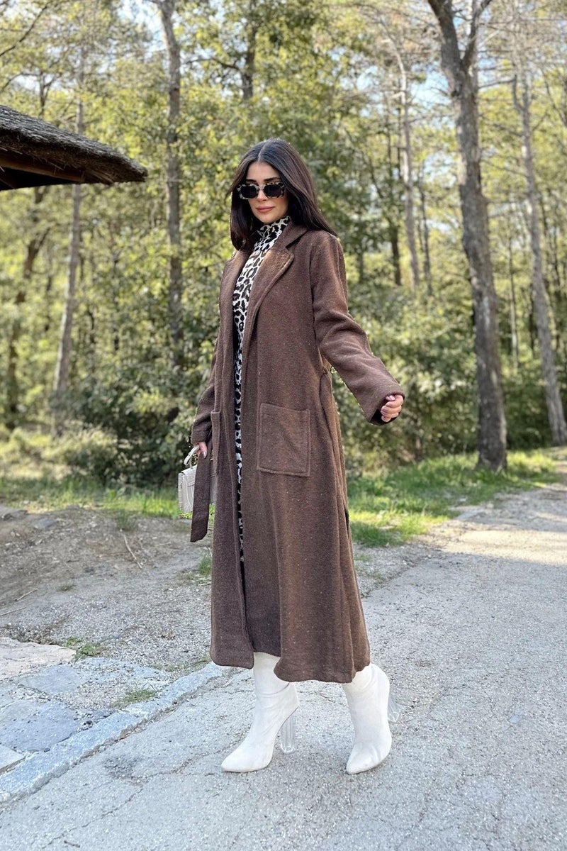 Weshaya Coat Women Brown - Image 2