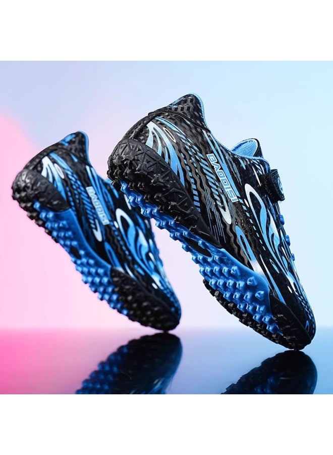 Sky Blue Nails Children's Football Shoes Broken Nails For Men And Women Teenagers And Primary School Students Boys Children Spikes Sneakers For Boys