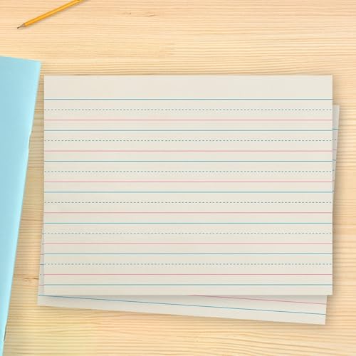 School Smart Zaner-Bloser Writing Paper, Handwriting Practice Lined Paper, Grade 2 Learning, 3/4 Inch Rule, 10-1/2 x 8 Inches, 500 Sheets - Image 2
