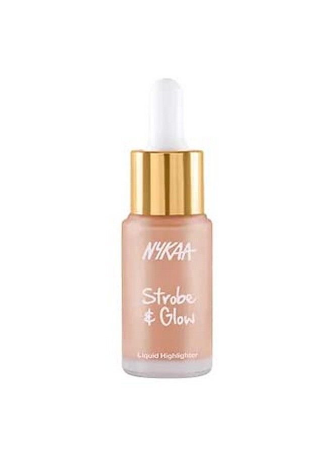Nykaa Strobe & Glow Liquid Highlighter Glazed Bronze(20Ml)  - Image 3