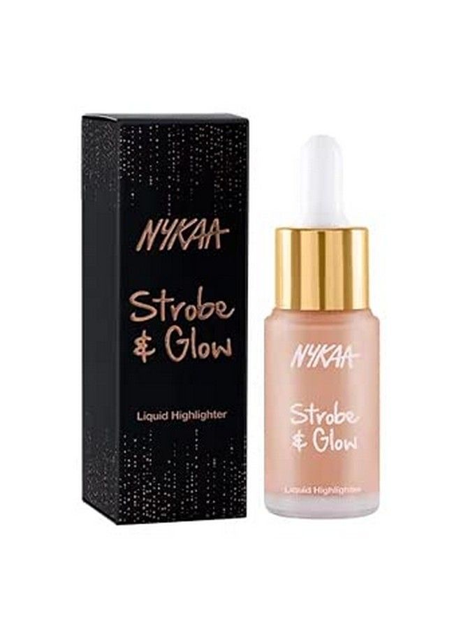 Nykaa Strobe & Glow Liquid Highlighter Glazed Bronze(20Ml)  - Image 4