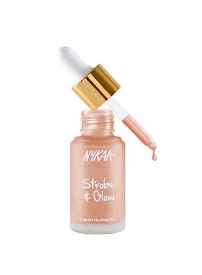 Nykaa Strobe & Glow Liquid Highlighter Glazed Bronze(20Ml)  - Image 5