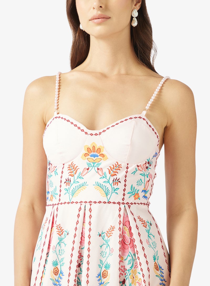 ELLA Floral Print Dress - Image 3