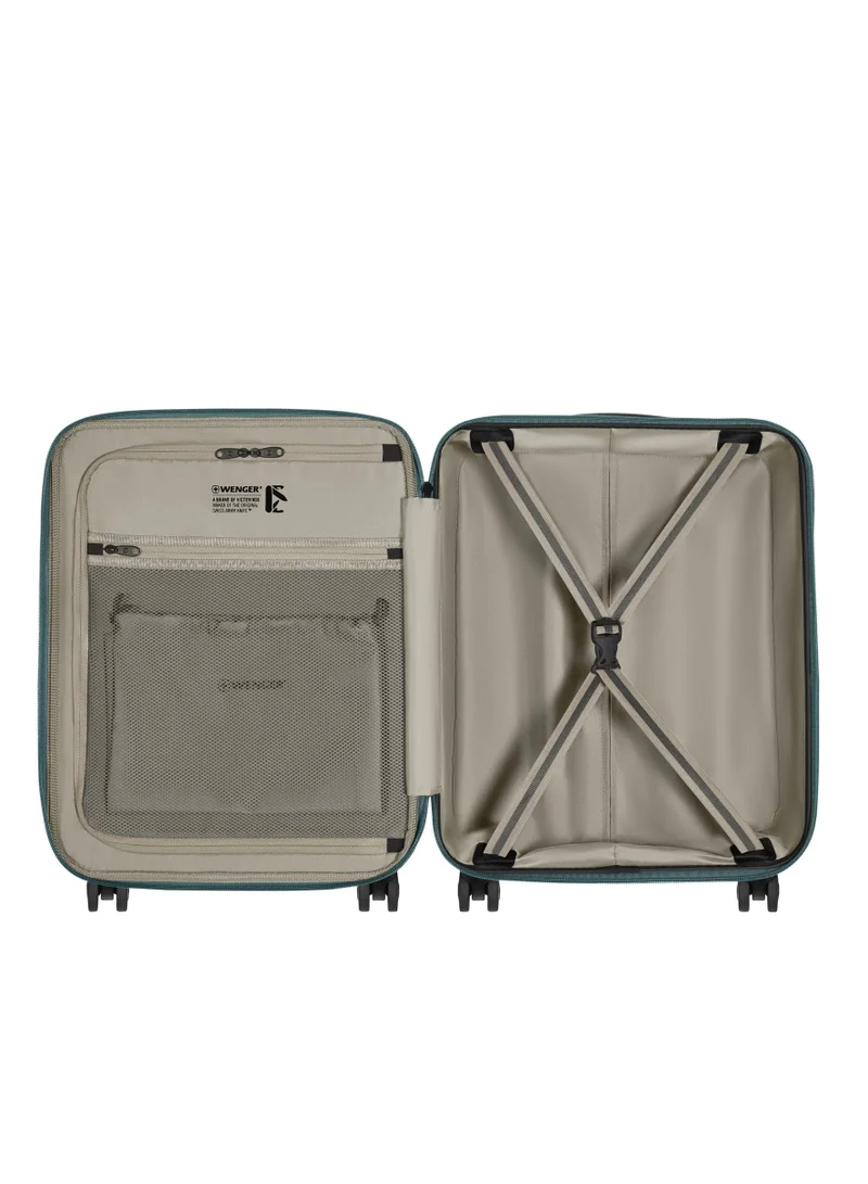 Wenger Motion 54cm Hardside Expandable Cabin Luggage Trolley Green - 612702