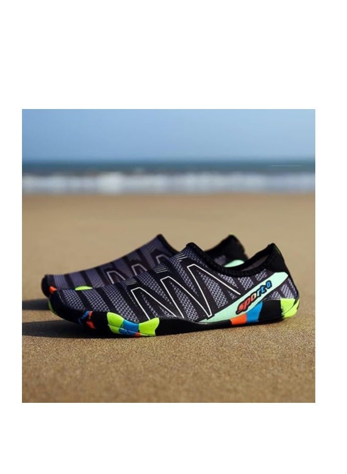 GUDOO Water Shoes Beach Shoes Boys Lightweight Breathable Quick-Dry Non-Slip Aqua Shoes for Snorkeling Swimming Surfing Kayaking Beach Pool Water Parkfor Women Men Kids - Image 2