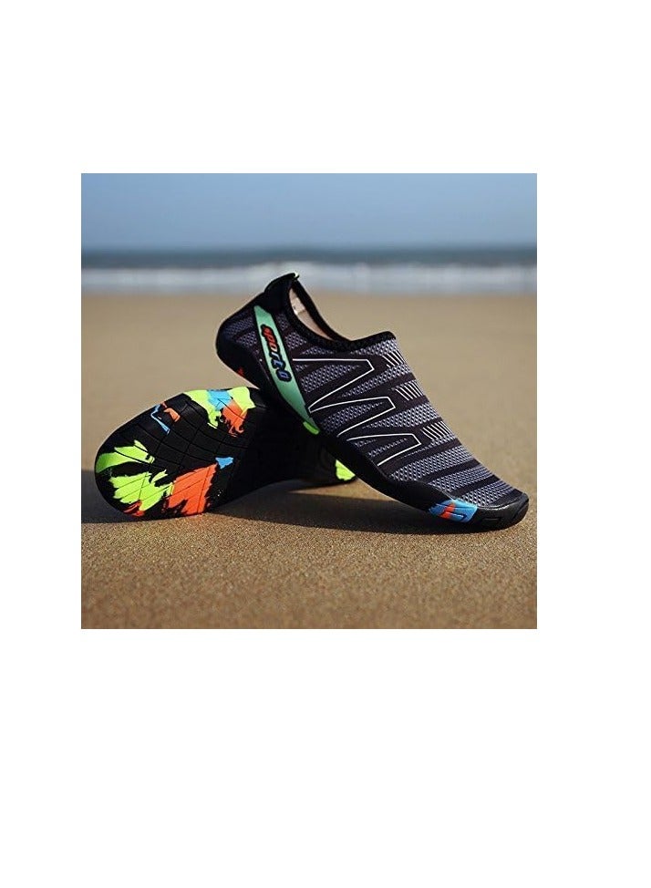 GUDOO Water Shoes Beach Shoes Boys Lightweight Breathable Quick-Dry Non-Slip Aqua Shoes for Snorkeling Swimming Surfing Kayaking Beach Pool Water Parkfor Women Men Kids - Image 3
