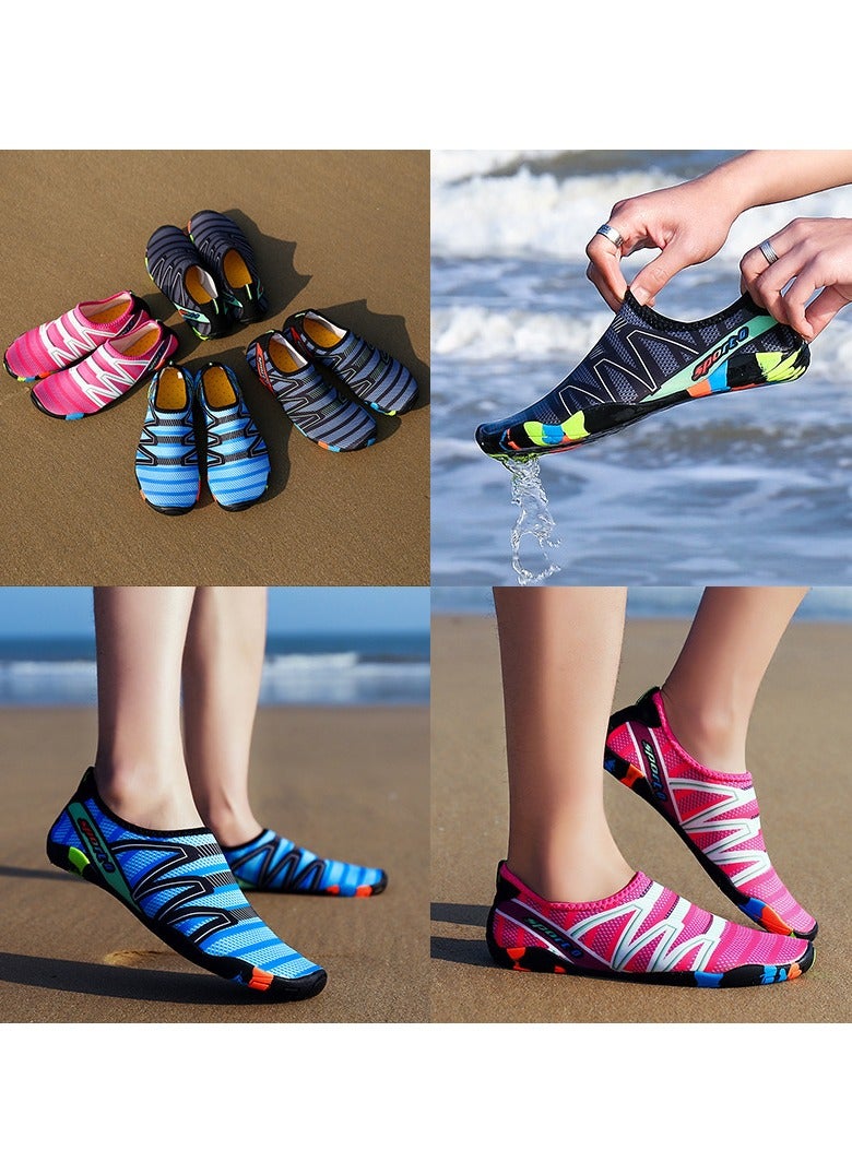 GUDOO Water Shoes Beach Shoes Boys Lightweight Breathable Quick-Dry Non-Slip Aqua Shoes for Snorkeling Swimming Surfing Kayaking Beach Pool Water Parkfor Women Men Kids - Image 4