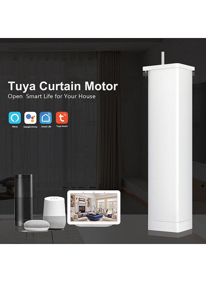 Generic - WIFI Electric Curtain Motor Auto Motorized Curtain Track Tuya Smart APP Remote Control Vioce Control Compatible with  Alexa Google Home For Smart Home Automation - Image 1