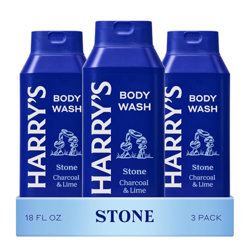 Harry's Men's Body Wash - Stone - (3 Pack) 18 fl oz - Shower Gel for Men - No Parabens, Sulfates, or Dyes - Image 1