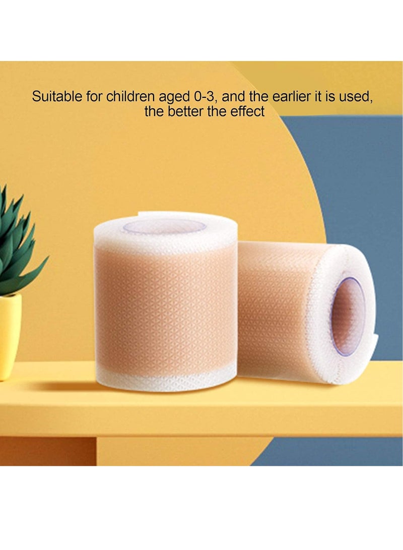 Baby Auricle Valgus Correction Patch Baby Silicone Gel Ear Tape Newborn Baby Ear Aesthetic Correctors Kids Infant Protruding Ear Patch Stickers 4cmx50cm Children Ear Correction - Image 5