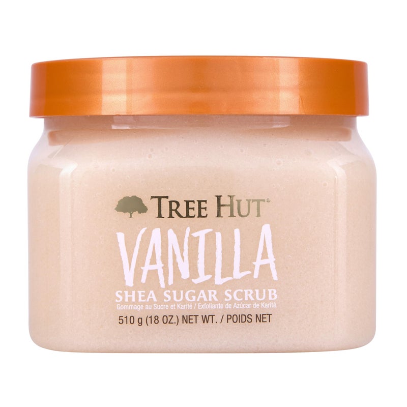 Tree Hut Vanilla Shea Sugar Exfoliating & Hydrating Body Scrub, 18 oz - Image 1