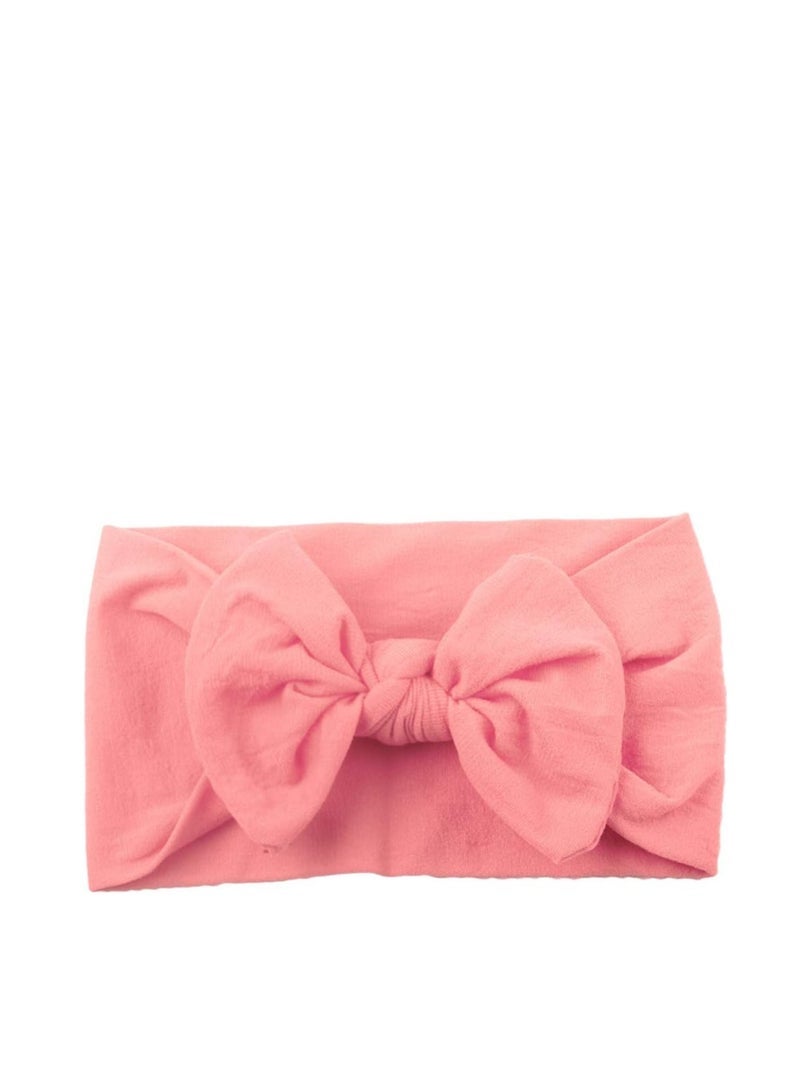 ECVV 18 Pieces Nylon Newborn Headbands Hair Bows Elastics Soft Bands Headwraps for Newborns Infants Toddlers - Image 5