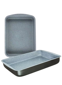Dorsch Danish Design Non-Stick Rectangular Roasting Pan - Ceramic Coating, PTFE Free, TUV Tested, Oven Safe, PFOA Free, Scratch Resistant, Eco-Friendly, Easy to Clean, Even Heat Distribution (45 CM)  - Image 1