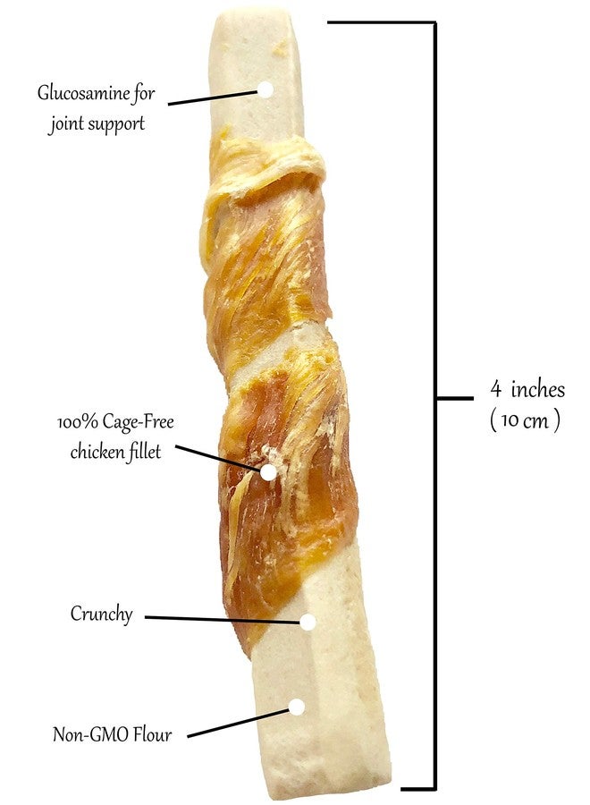 Rena's Recipe Chicken Biscuit Twists (8 oz) Crunchy Cage Free Chicken Biscuits with Glucosamine for Joint Health - Image 3