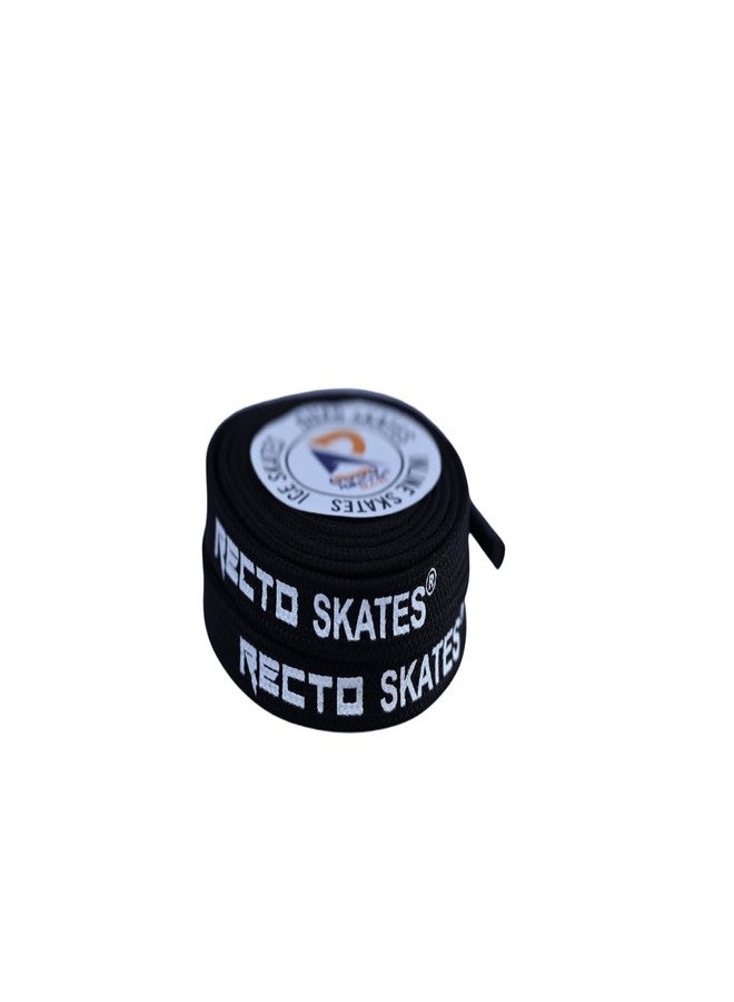 Recto Skates Wax Laces Pair for Professional Inline Skates (Black) - Image 3