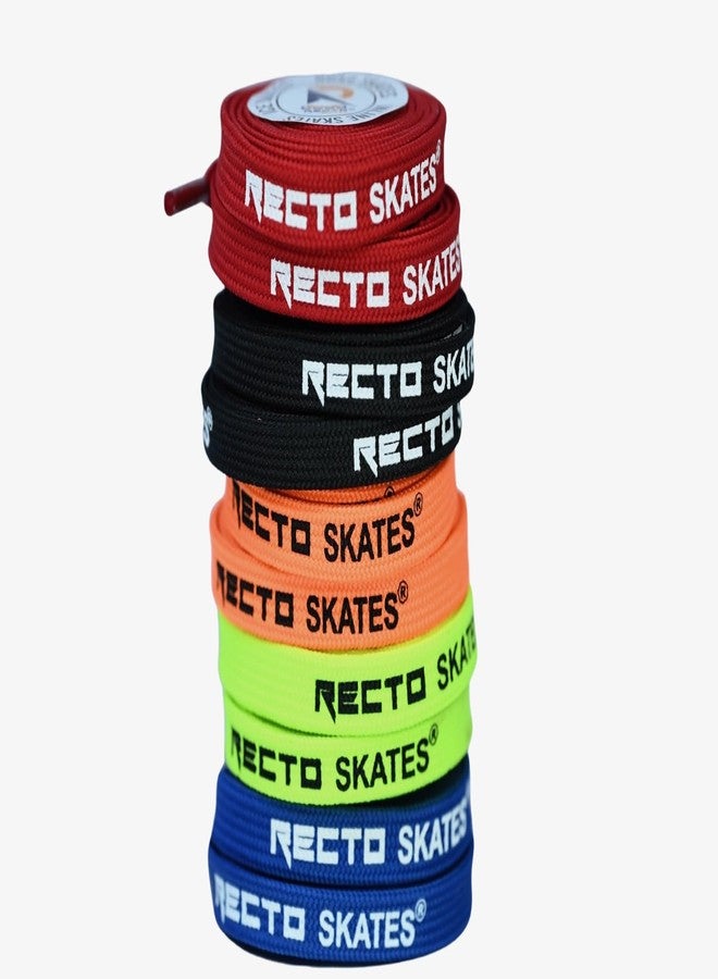 Recto Skates Wax Laces Pair for Professional Inline Skates (Black) - Image 5