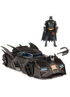 DC Comics Crusader Batmobile Playset With Exclusive 4Inch Batman Figure 3 Supervillain Paper Figures Kids Toys For Boys And Girls Ages 4+  - Image 2