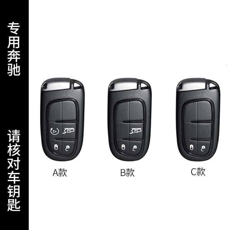 Generic Applicable jeep Key Set jeep Guide Free Light Grand Commander Grand Cherokee Car Key Case Set Single key case (excluding key chain accessories) Note Style Color