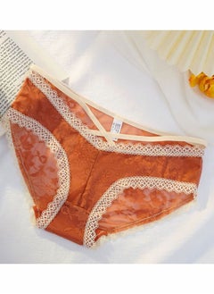 Lace Low Waist Traceless Breathable Girls' Briefs