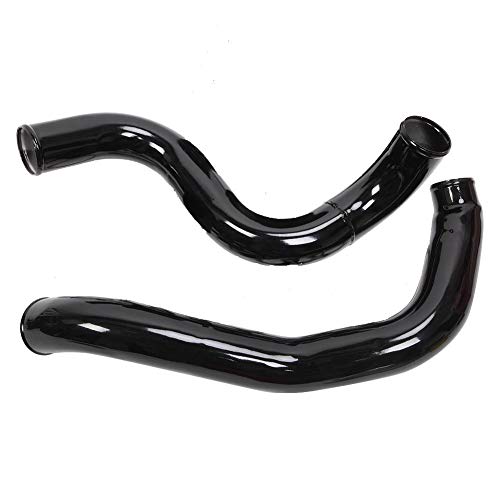 MOOSUN Turbo Intercooler kit Pipe Boot for Ford 6.0L CAC Intercooler Pipe Boot kit 03-07 Tube Powerstroke for Ford F250 F350 F450 F550 (Black) - Image 3