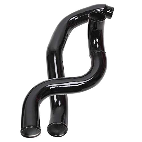 MOOSUN Turbo Intercooler kit Pipe Boot for Ford 6.0L CAC Intercooler Pipe Boot kit 03-07 Tube Powerstroke for Ford F250 F350 F450 F550 (Black) - Image 4