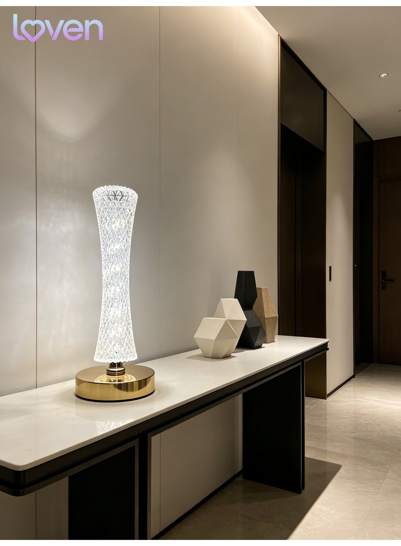 loven Guangzhou Tower Crystal Lamp: Simple bedroom desktop decoration, birthday gift, home office. - Image 4