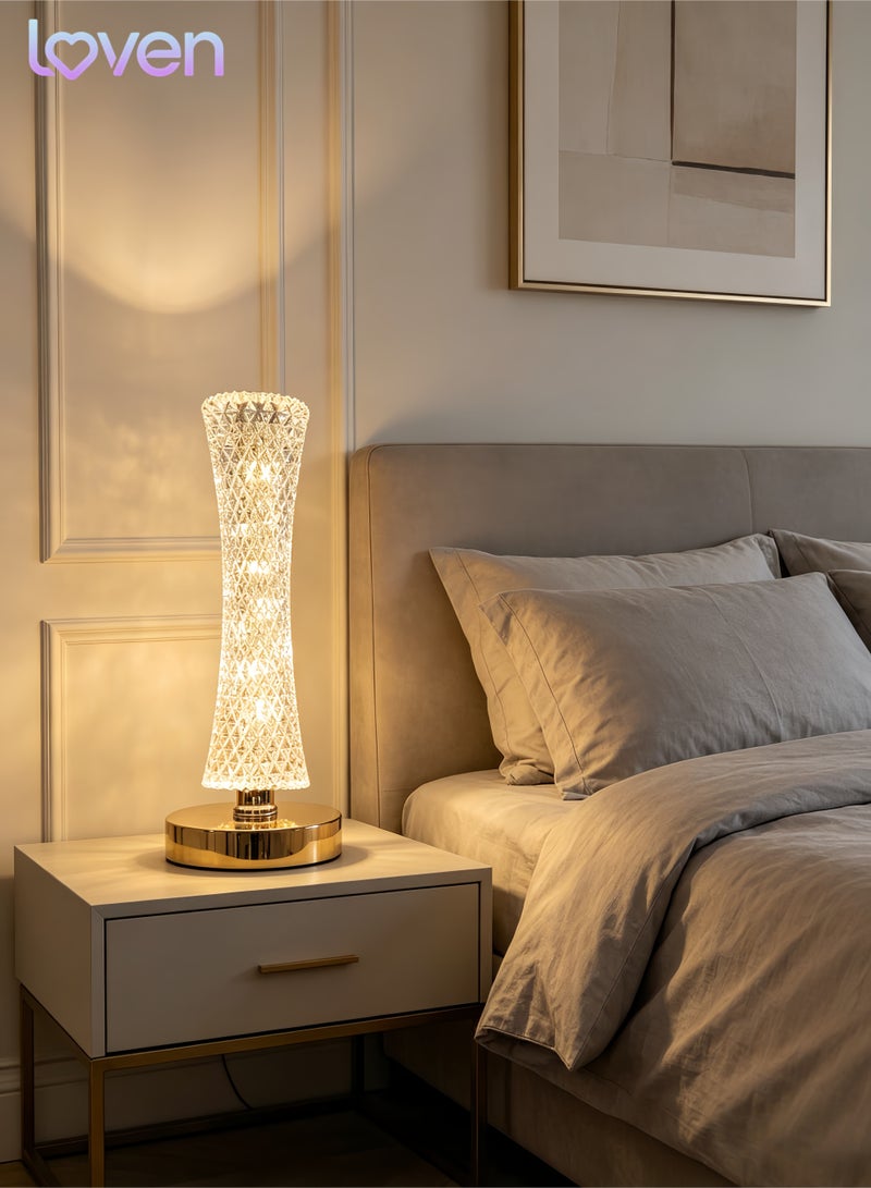 loven Guangzhou Tower Crystal Lamp: Simple bedroom desktop decoration, birthday gift, home office. - Image 5