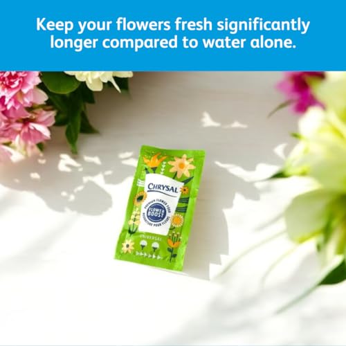 Chrysal Flower Boost – Clear Flower Food Packets for Flower Arrangements & Bouquets – Floral Supplies for Fresh Flowers – Fresh Flower Arrangements Supplies (10g - 100 Ct) - Image 5
