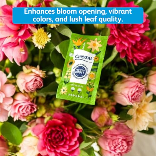 Chrysal Flower Boost – Clear Flower Food Packets for Flower Arrangements & Bouquets – Floral Supplies for Fresh Flowers – Fresh Flower Arrangements Supplies (10g - 100 Ct) - Image 3