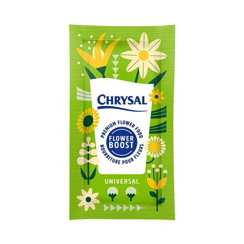 Chrysal Flower Boost – Clear Flower Food Packets for Flower Arrangements & Bouquets – Floral Supplies for Fresh Flowers – Fresh Flower Arrangements Supplies (10g - 100 Ct) - Image 1