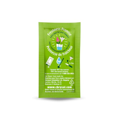 Chrysal Flower Boost – Clear Flower Food Packets for Flower Arrangements & Bouquets – Floral Supplies for Fresh Flowers – Fresh Flower Arrangements Supplies (10g - 100 Ct) - Image 2