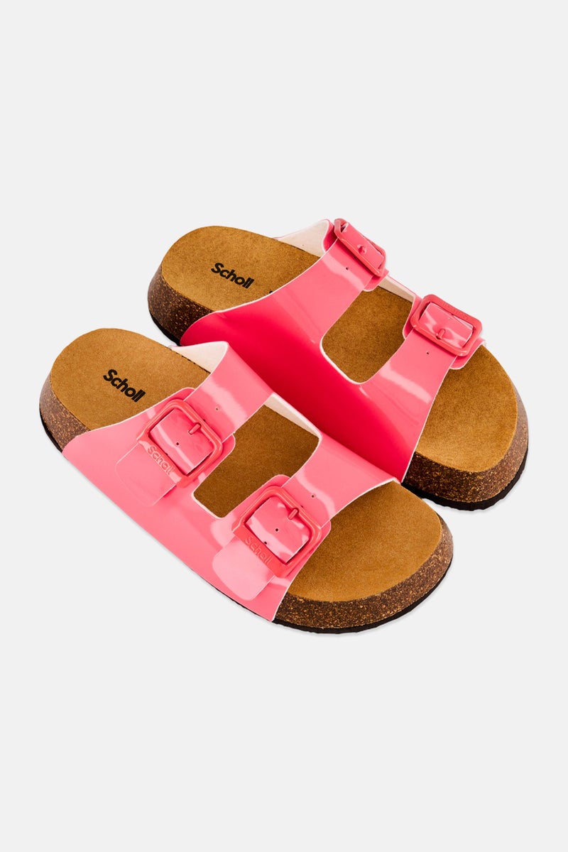 Scholl Women Noelle Adjustable Buckle Closure Sandals, Pink - Image 2