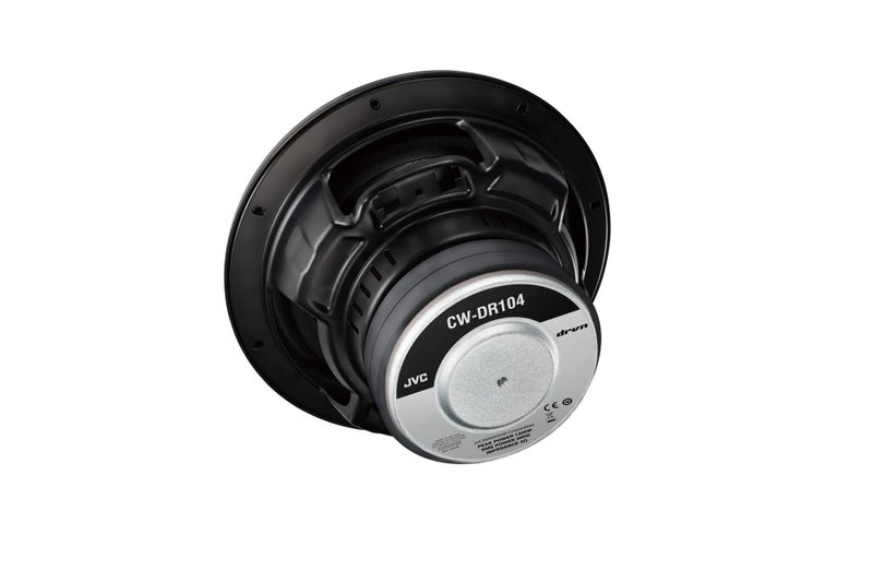 JVC CW-DR124/104 DRVN 4-ohm 350 Watt Car Audio Subwoofer- Single (Black) with Dependable Low-Frequency Punch (10") - Image 2