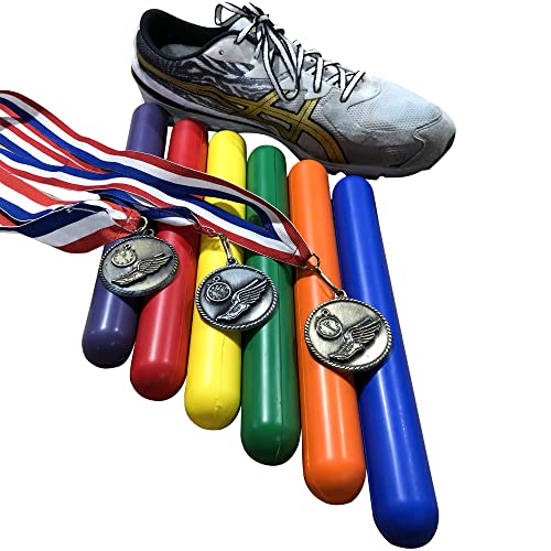 Ace Creations Safety Foam Relay Baton Set of 6 for Track and Field, Gym Class Running Race Games - Image 3