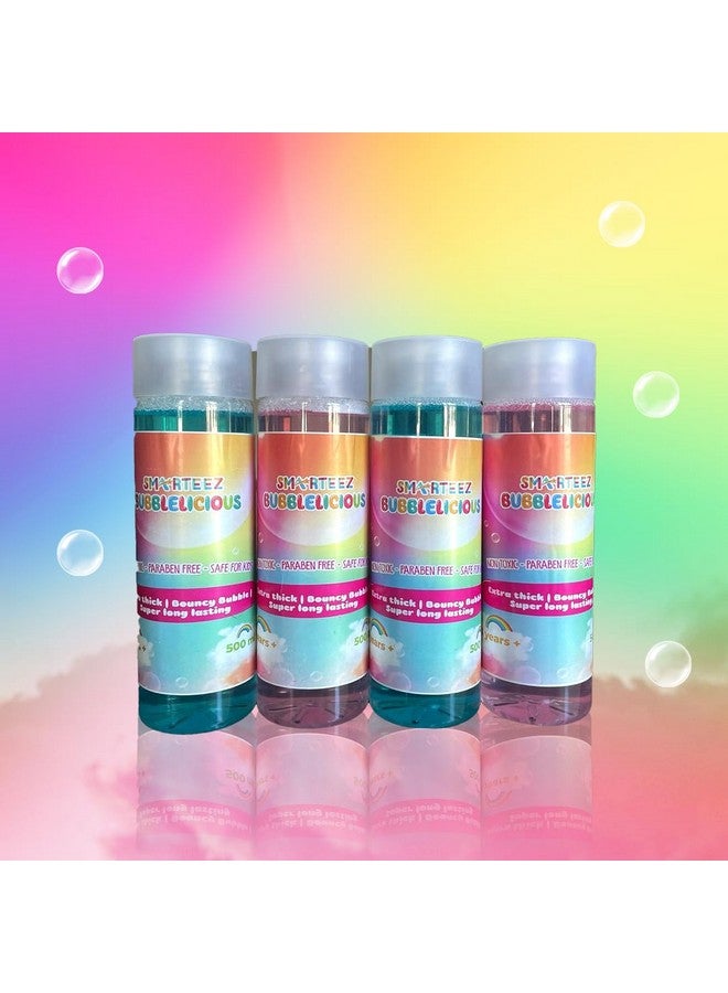 SMARTEEZ Bubblelicious | Bubble Liquid | Pink Bubble Liquid | Blue Bubble Liquid | Safe | Non Toxic | 500ml (Pink) - Image 4