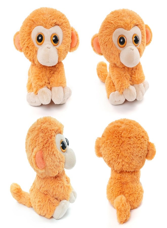 WEIGEDU Baby Small Monkey Toy Stuffed Animal, Cute Plush Gifts for Kids Birthday Bedtime Easter, 5.9" Yellow Golden - Image 2