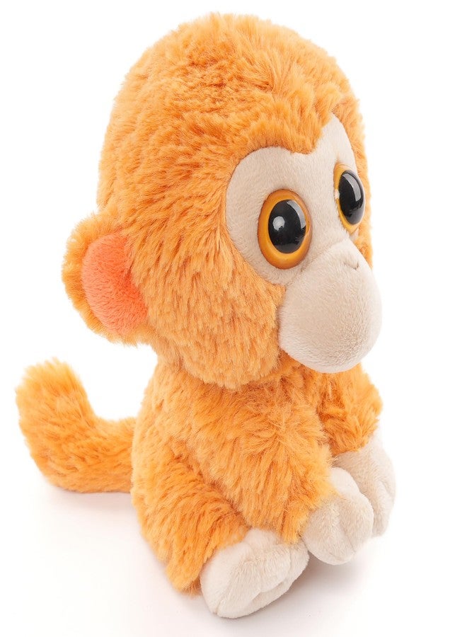 WEIGEDU Baby Small Monkey Toy Stuffed Animal, Cute Plush Gifts for Kids Birthday Bedtime Easter, 5.9" Yellow Golden - Image 1