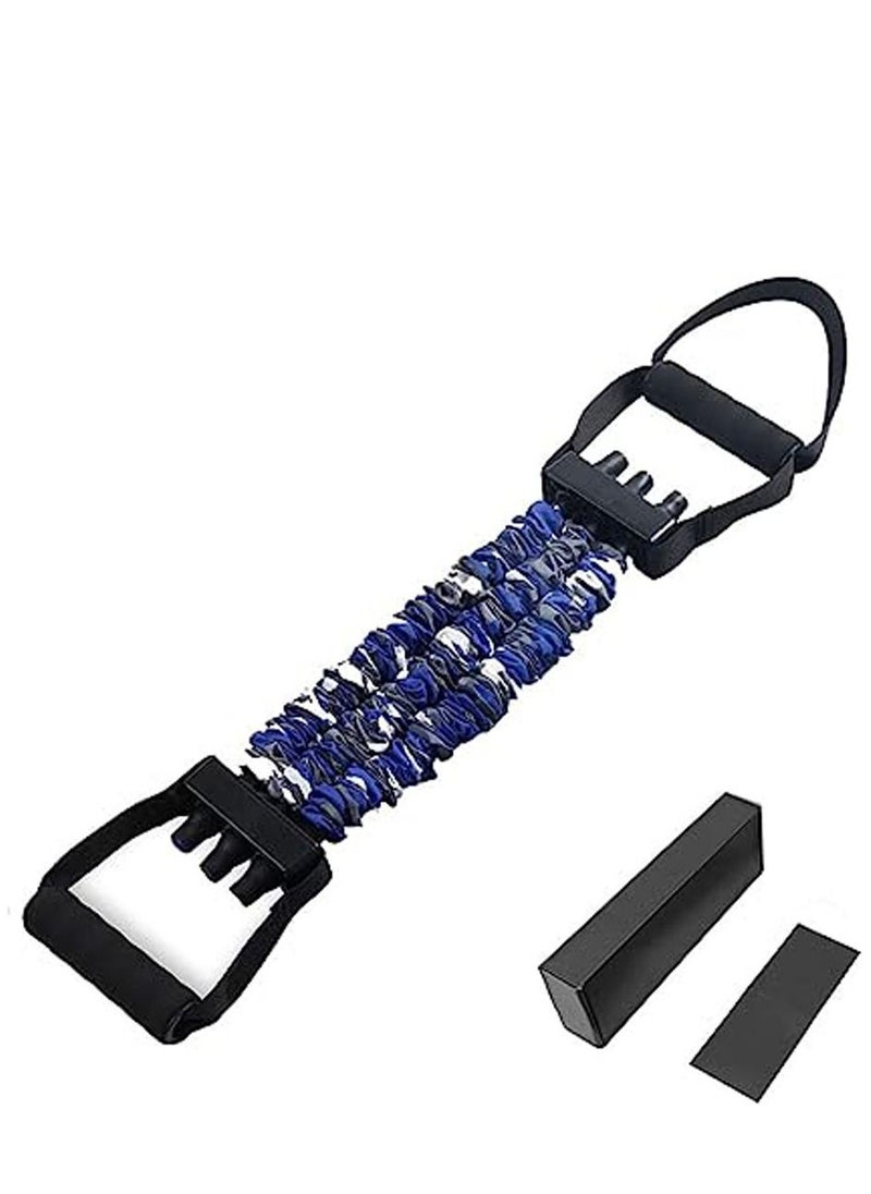 Adjustable Chest Resistance Bands, Bench Expander, Press Aid, Removable Latex Bands with Elastic Tube for Exercise.