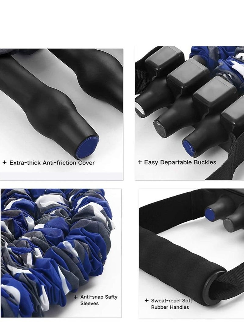 Adjustable Chest Resistance Bands, Bench Expander, Press Aid, Removable Latex Bands with Elastic Tube for Exercise.