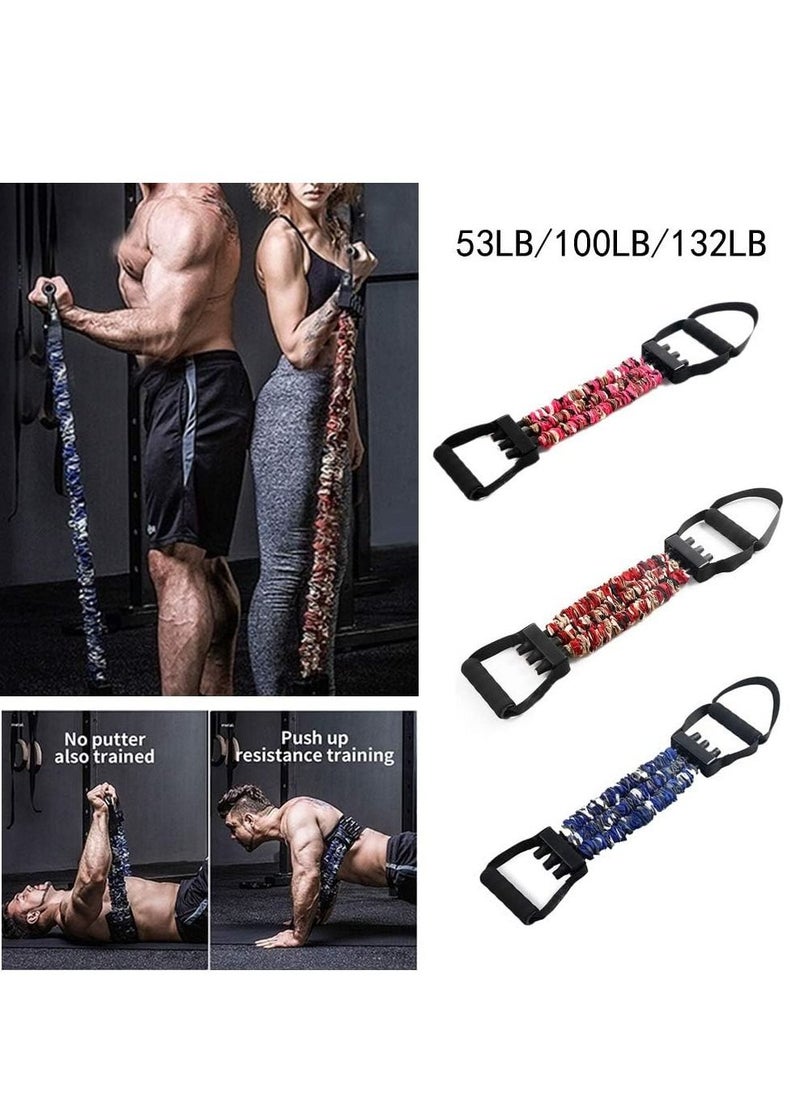 Adjustable Chest Resistance Bands, Bench Expander, Press Aid, Removable Latex Bands with Elastic Tube for Exercise.