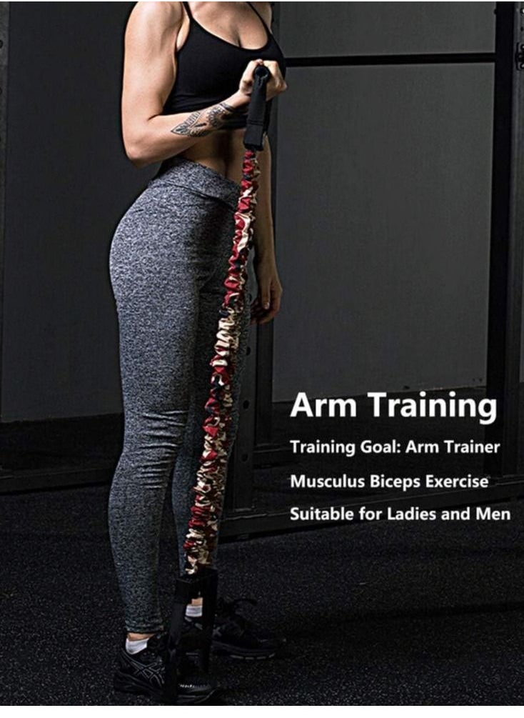 Adjustable Chest Resistance Bands, Bench Expander, Press Aid, Removable Latex Bands with Elastic Tube for Exercise.