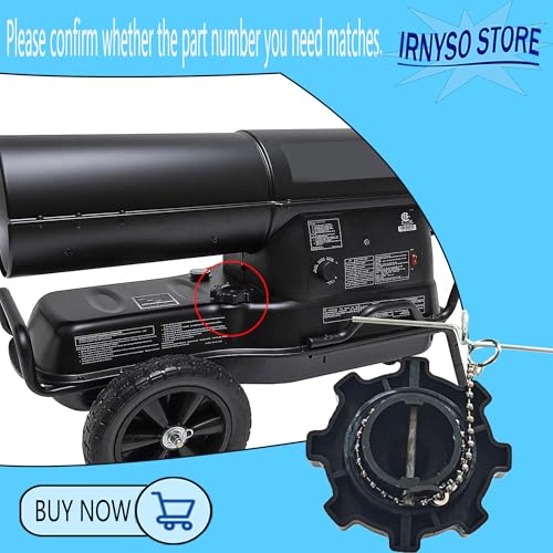 Irnyso lrnyso kerosene heater FUEL CAP ASSEMBLY FUEL CAP & GASKET 70-006-0100 70-006-0120 70-006-0125 26959 Fits Heat Star, Mr Heater, DW Remington Heatstream Dayton/Grainger Pro-Temp heater - Image 4