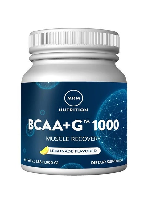 BCAA+G, Lemonade, 35.2-Ounce (1000g) Plastic Jar